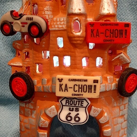 Lite Up Castle Wall Hanging or Christmas Ornament - Picture 4 of 8